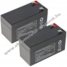 �lom Akkumul�toregys�g Wissner-Bosserhoff Multicare 3 8214-3040 2x12V 1,2Ah orvostechnikai CE-konform PB
