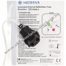 Eredeti Mediana A10 PADS-A A0256-1 defibrill�tor elektr�d�k 1 p�r orvostechnikai