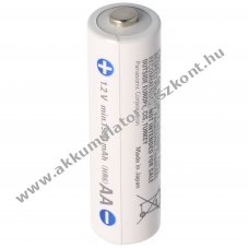 Helyettes�t� Akkumul�tor Schiller BR-102plus eneloop AA Mignon ceruza 1,2V 2000mAh 1db orvostechnikai NiMH