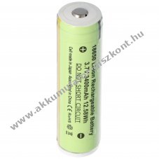 Helyettes�t� Akkumul�tor Panasonic 18650ICR zsebl�mpa 3.7V 3400mAh 1db/csomag Li-Ion