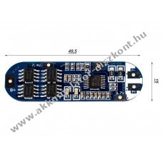 Keeppower XZD-3S1550 3S PCB BMS v�d��ramk�r Li-Ion