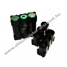 T�vtart� szett h�rom 18650 cell�hoz fels� �s als� r�sz 67mm 20mm 60mm
