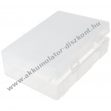Soshine AccuSafe 26650 t�rol�doboz 4db �tl�tsz� PP m�anyag 71,2mm