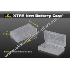 Xtar t�rol�doboz 2x18650 4x18350 4x16340 �tl�tsz� Xtar log�