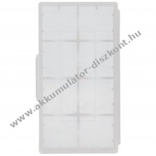 Keeppower M2 t�rol�doboz 2x18650 (v�dett) vagy 4x18350/16340, max.70mm bels�, Akkumul�tork n�lk�l, m�anyag