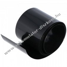 Fekete PVC zsugorcs� 70mm 0,13mm 1m 21