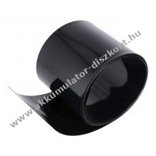 PVC zsugorcs� 90mmx0,13mm fekete 1m