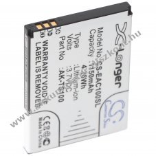 Helyettes�t� Akkumul�tor Emporia Telme TS100 3,7V 1150mAh Li-ion