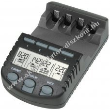 Technoline gyors t�lt� LCD kijelz�vel �s 4x Varta 2100mAh AA NiMH Akkumul�tor