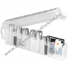 Ansmann Akkumul�tordoboz 8 Plus 1-8 Mignon ceruza AA, 1-8 AAA (mikro), CR123A vagy 8 mem�riak�rtya