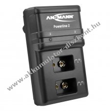 Ansmann PowerLine2 9V t�lt� 1-2 db 9V NiMH/NiCd mikroprocesszoros