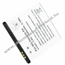 Helyettes�t� Akkumul�tor BQ Aquaris E4 B46 BQ1700 3,8V 1700mAh mobiltelefon Li-Polymer