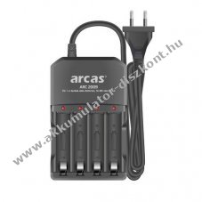 Arcas ARC-2009 4 csatorn�s t�lt� 1-4 AA/AAA Akkumul�torhoz 1,4V 120mA