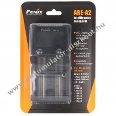 Fenix ARE-A2 t�lt� 2db 10440 14500 16340 18650 26650 21700 Akkumul�tor