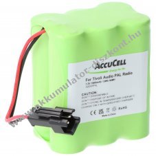 Helyettes�t� Akkumul�tor Tivoli Audio PAL Radio iPAL Radio MA-1 -2,-3 + 1800mAh