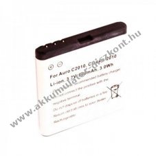 Helyettes�t� Akkumul�tor Auro C2010 Auro Classic 2010 Auro Classic C201 mobiltelefon 3,7V 800mAh