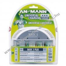 Ansmann Basic5 univerz�lis asztali t�lt� 1-6 Akkumul�tormul�torhoz NiMH/NiCd