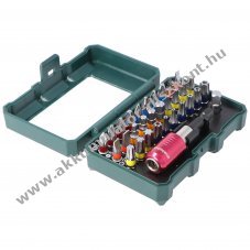 Eredeti Metabo Bit-Box Bit-Set SP 32db/csomag 6.26700 gyorscser�l�adapter 65mm
