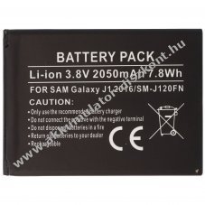 Helyettes�t� Akkumul�tor Samsung Galaxy J1 2016 SM-J120FN 3,8V 1920mAh Li-Ion