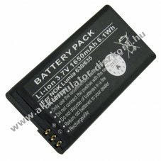 Helyettes�t� Akkumul�tor Nokia BL-5H 3,7V 1650mAh Li-Ion