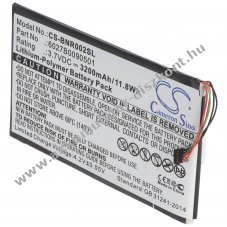 Helyettes�t� Akkumul�tor 3,7V 3200mAh 6027B0090501 AVPB001-A110-01 AVPB003-A110-01 BNA-B002 Li-Polymer