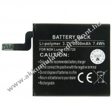 Helyettes�t� Akkumul�tor Nokia Lumia 625 720 BP-4GWA 3,7V 2000mAh Li-Polymer