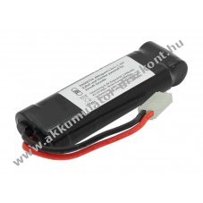 Akkupakk cellacsere NiMH 8,4V 1100mAh L2x3+1 Airsoft Tokyo Marui M4 PMC + 100mm k�bel �s csatlakoz�