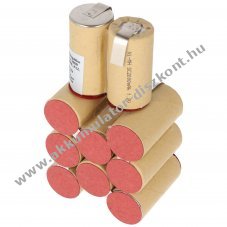 Helyettes�t� Akkumul�tor szersz�mg�p AEG System Accu 2000 P12 311646 12V 2000mAh NiMH