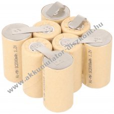 Helyettes�t� Akkumul�tor szersz�mg�p Fein 92604039025 9,6V 2000mAh NiMH