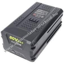 Helyettes�t� Akkumul�tor szersz�mg�p 80V 4000mAh Greenworks LiIon