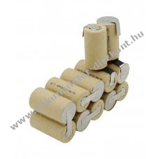 Helyettes�t� Akkumul�tor szersz�mg�p Alpha-Tools Akkumul�torpakk ASE 14,4 14,4V 1,5Ah NiMH