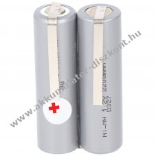 Helyettes�t� Akkumul�tor hajv�g� 2,4V 2200mAh 138 10609 NiMH