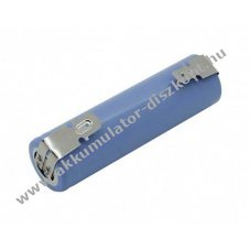 Helyettes�t� Akkumul�tor porsz�v� 3,7V 2200mAh Faston +6,3mm/-4,8mm 18x65mm 43g Li-Ion