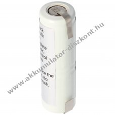 Akkupack GP110AFH L1x2 2,4V 1100mAh forrf�llel U-forma 10mm borotva fogkefe NiMH