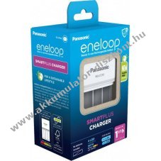 Eneloop Smartplus univerz�lis AA/AAA t�lt� Akkumul�tork n�lk�l 4 hely NiMH