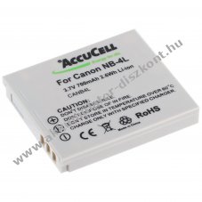 Helyettes�t� Akkumul�tor Canon NB-4L 3,7V 700mAh Li-Ion