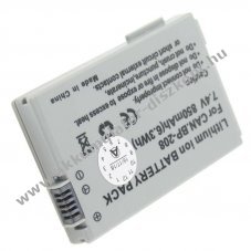 Helyettes�t� Akkumul�tor Canon DC210 7,4V 850mAh Li-ion