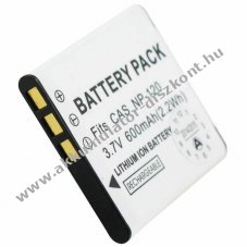 Helyettes�t� Akkumul�tor Casio NP-120 3,7V 600mAh Li-Ion