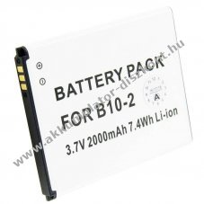 Helyettes�t� Akkumul�tor mobiltelefon Caterpillar CAT B15 B10-2 3,7V 2000mAh Li-Ion