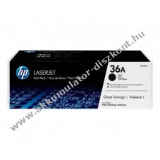 Eredeti HP nyomtat� l�zertoner CB436AD fekete 2x2000oldal 2db/csomag