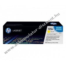 Eredeti HP l�zertoner CB542A s�rga 1400 oldal nyomtat�