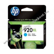 Eredeti HP tintapatron NR.920XL/CD972AE cyan nyomtat�