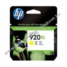Eredeti HP tintapatron NR.920XL/CD974AE s�rga nyomtat�