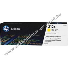 Eredeti HP l�zertoner CF382A s�rga 2700 oldal nyomtat�