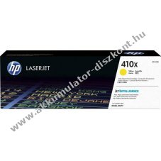 Eredeti HP CF412X l�zertoner s�rga 5000 oldal nyomtat�