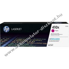Eredeti HP l�zertoner CF413X magenta 5000 oldal nyomtat�