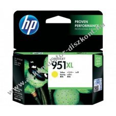 Eredeti HP tintapatron NR.951XL/CN048AE s�rga nyomtat�