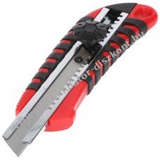 Cutter v�g�k�s 18mm r�gz�t�csavarral 2 p�tpeng�vel piros/fekete