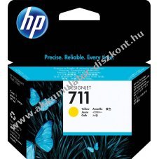 Eredeti HP nyomtat� tintapatron NR.711/CZ132A s�rga