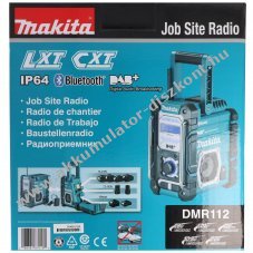 Makita DMR112 Akkumul�tormul�toros munkaradio FM DAB Plus Bluetooth